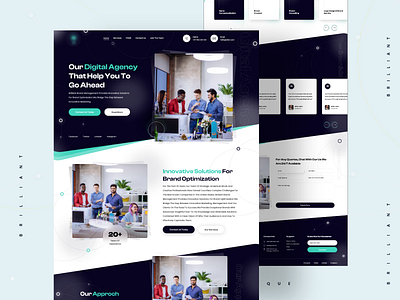 Brilliant Digital Agency - Website Design agency agency website company creative creative agency digital graphicdesign ui ui design userexperience userinterface webdesign