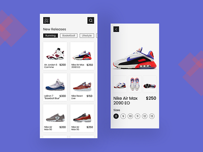 Shoe Store App Concept adobexd app app design figma shoe shop sneakers ui design uidesign