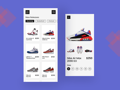 Shoe Store App Concept