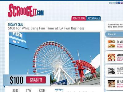 ScroogeIt Branding branding deals logo shopping web site