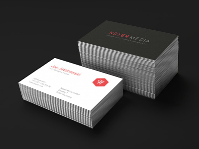 Nqyer Media Business Cards business cards design corporate design logo nqyer relaunch