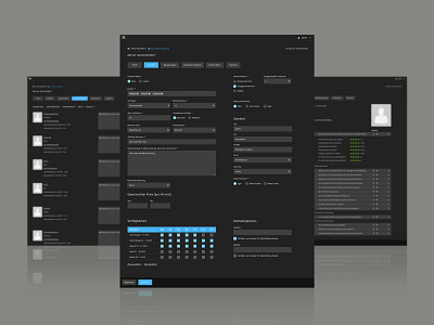 UI for backend user administration