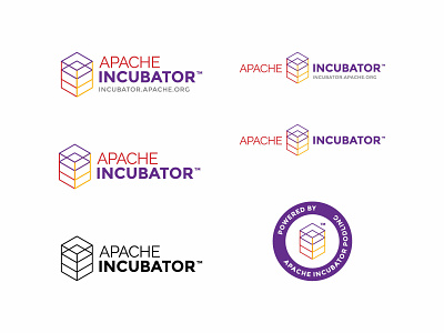 Logo concept for Apache Incubator branding concept contest logo vector