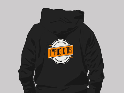 TYPO3 Merchandising "Established 1999" merchandising t shirt design typo3