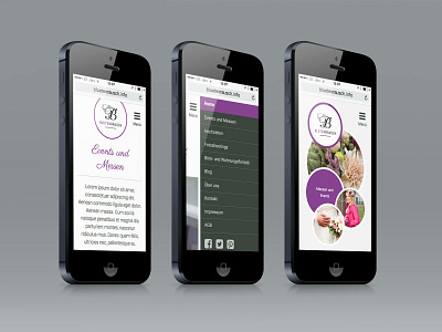 Blütenrausch Website Mobile Views