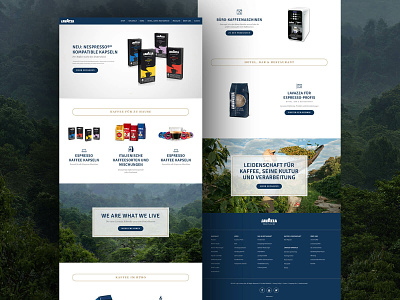 Lavazza Online Shop Case Study case study concept design online shop relaunch webdesign