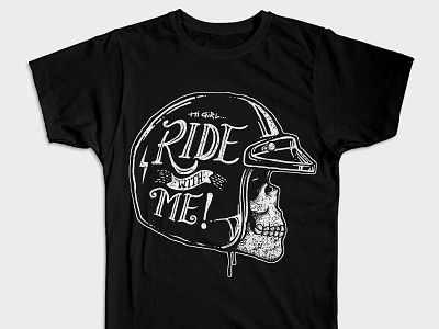 Hi Girl, Ride With Me t-shirt design digital print screen print t shirt design t shirt graphic t shirt illustration tshirt art tshirt design tshirt graphics