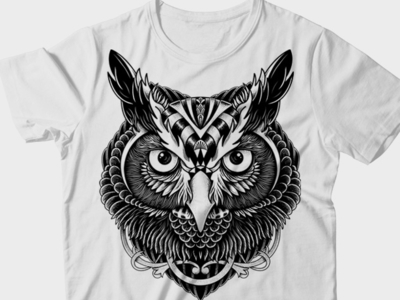 Owl Ornate t-shirt design by Buytshirtdesigns on Dribbble