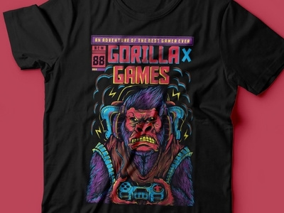 Gorilla Games T Shirt Design