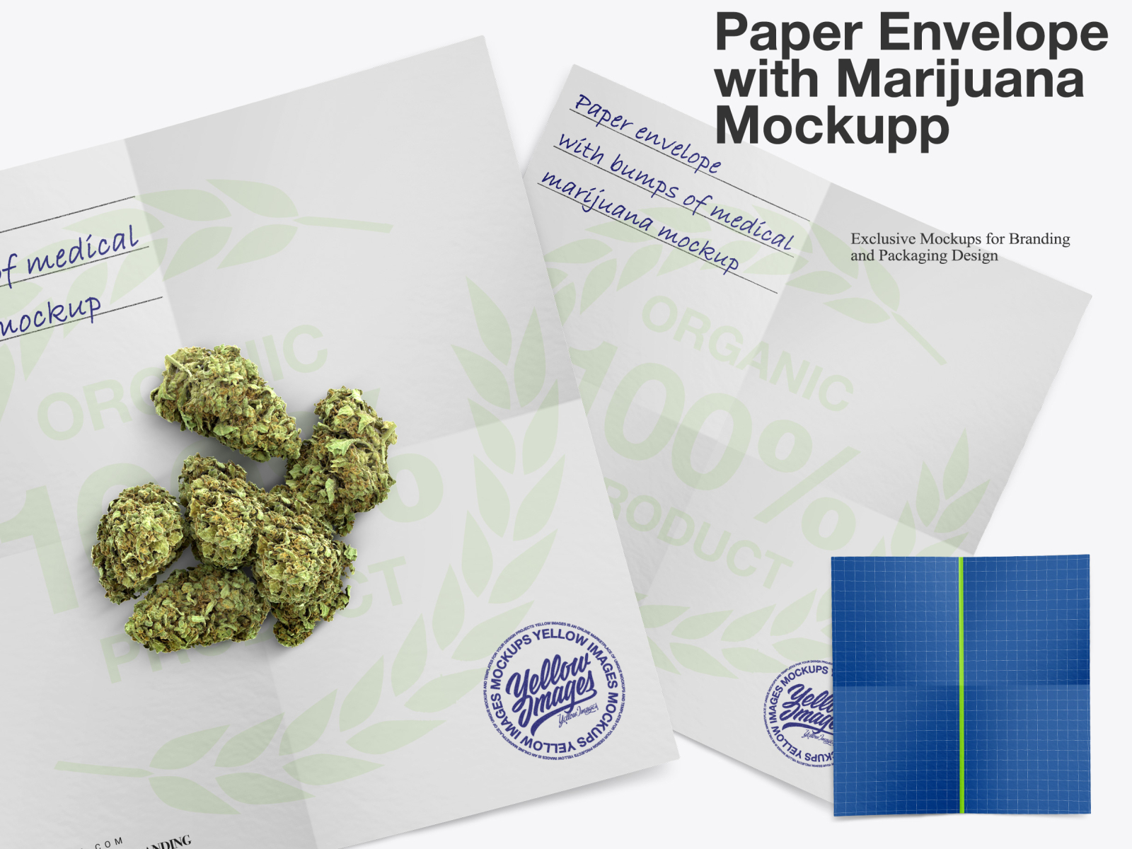 Download Paper Envelope With Marijuana Mockup By Oleksandr Hlubokyi On Dribbble Yellowimages Mockups