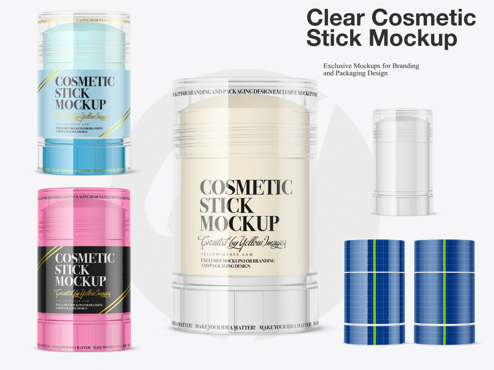 Download Clear Cosmetic Stick Mockup By Oleksandr Hlubokyi On Dribbble