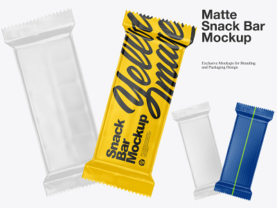 Matte Snack Bar Mockup bar candy chocolate bar design download download mockup free mockup mockup psd snack bar