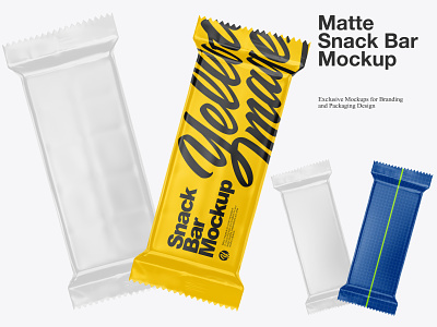 Matte Snack Bar Mockup