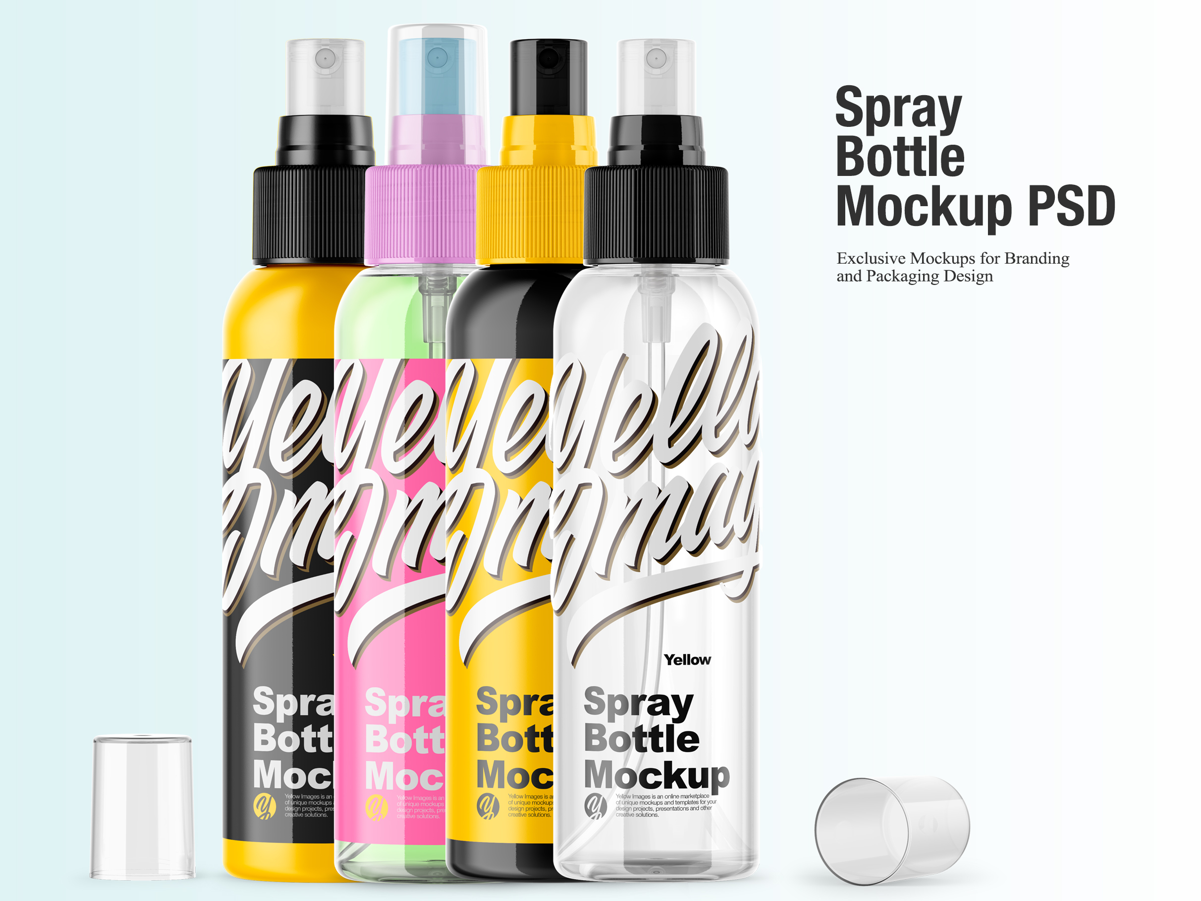 Download Spray Bottle Mockup By Oleksandr Hlubokyi On Dribbble Yellowimages Mockups