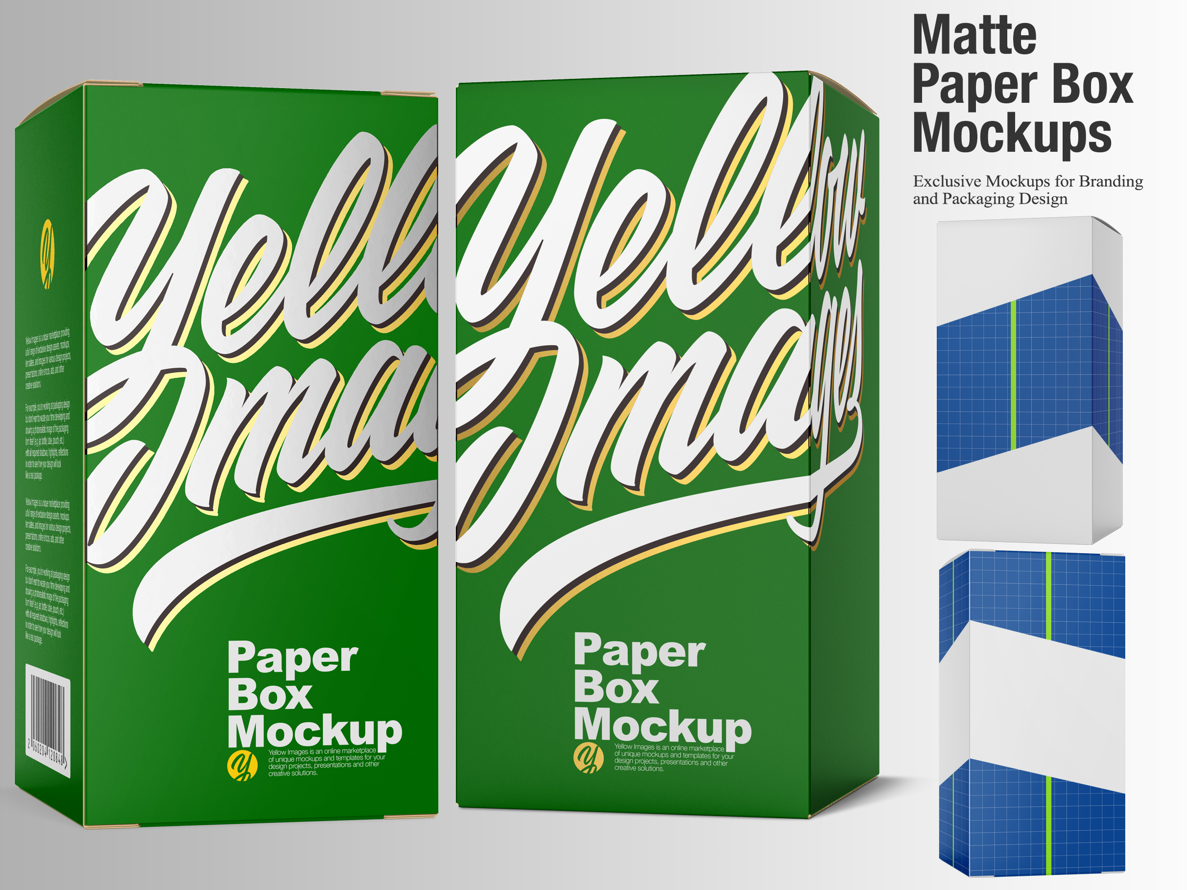 Download Matte Paper Box Mockups By Oleksandr Hlubokyi On Dribbble PSD Mockup Templates