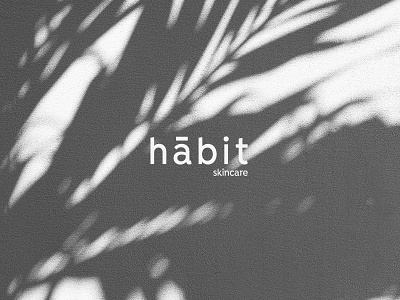 Habit skincare logo design brand design brand identity branding branding design branding studio clean elegant logo logomark minimal minimal logo minimalistic typography white