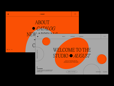 Studio Concept branding concept design graphic graphic design minimal typogaphy ui ui ux ux webdesign