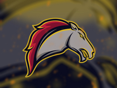 Horse head esport logo