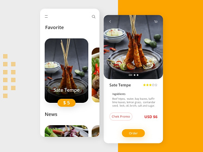 Food App app app design branding design food app icon minimal ui ux