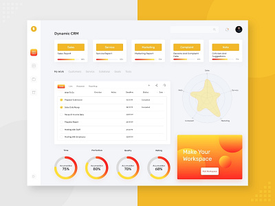 Dashboard CRM dashboad design icon logo minimal statistics ui ux