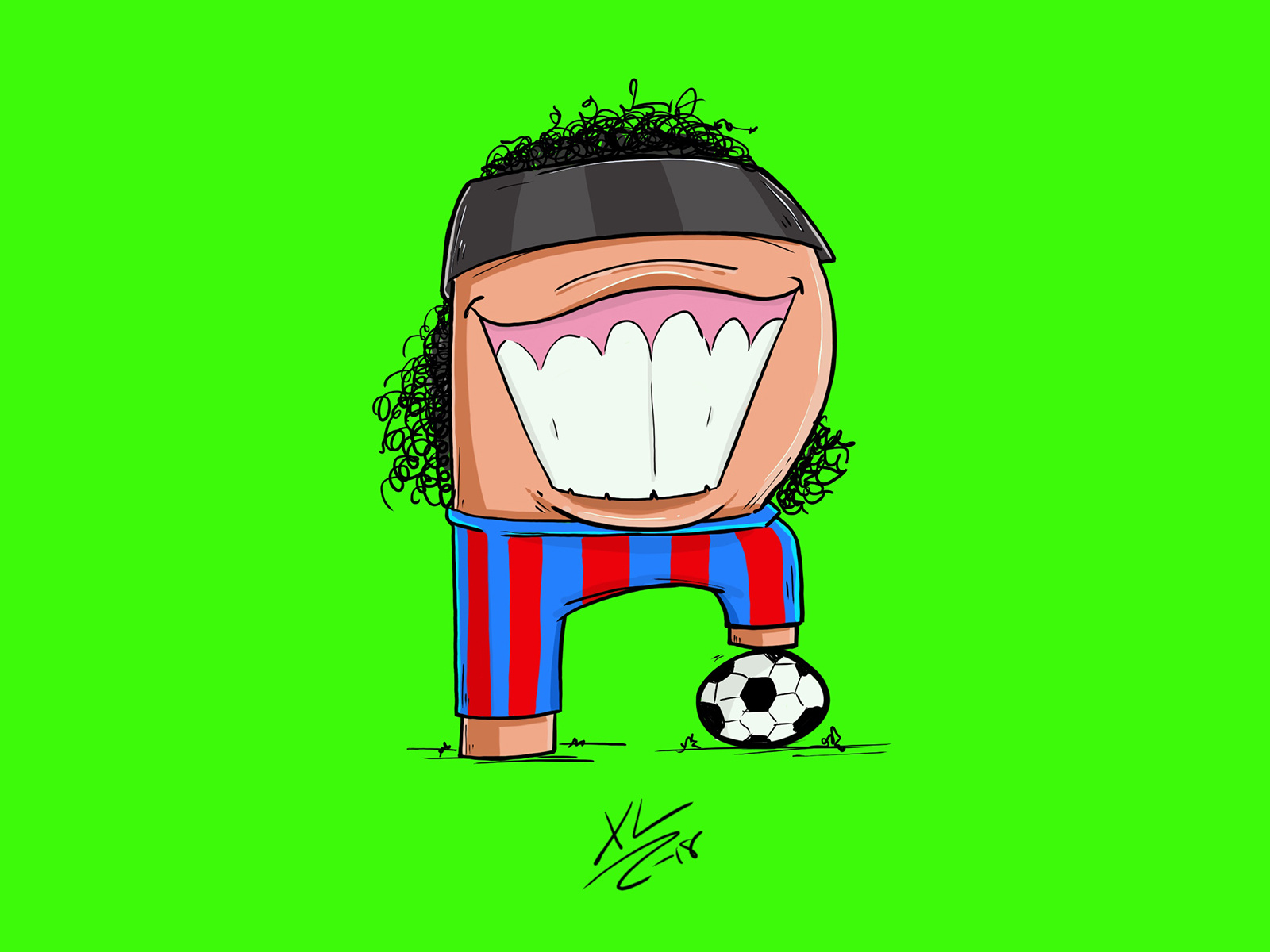 R For Ronaldinho By Santanafirpo Xl On Dribbble