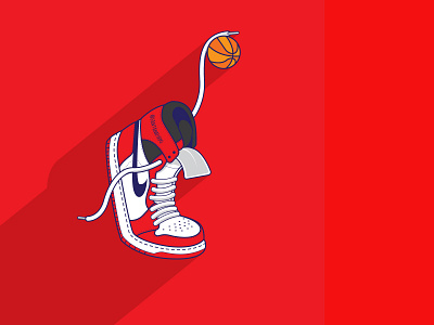 Air Jordan 1 adobe illustrator basketball cartoons illustration jordan jordan1 jordans michael jordan nike nike air sneakers vector vector illustration vectors