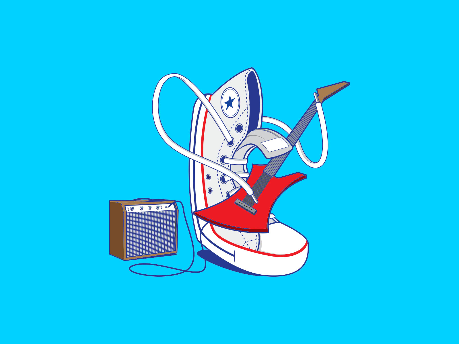 Converse Chuck Taylor All star by SantanaFirpo (XL) on Dribbble