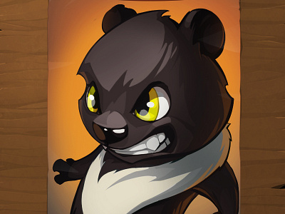 Avatars for Bear units. 2d angry art avatar bear character concept conceptart conceptdesign digital gameart shpacia