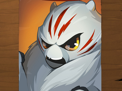 Avatars for Bear units. 2d angry art avatar bear character concept conceptart conceptdesign digital gameart shpacia