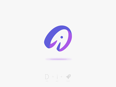 DI Logo art branding concept design logo vector