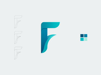 Letter F 6day alphabet art branding challenge concept design icon illustration letter logo logo design typography vector