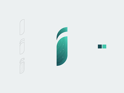 Letter I alphabet art branding challenge concept day9 design icon illustration letter logo sea typography vector water