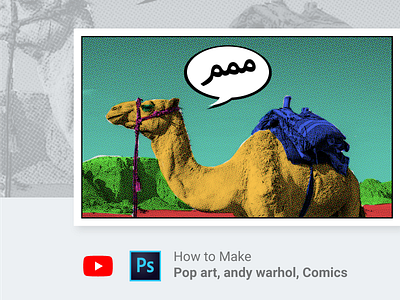 How to Make Pop art, andy warhol, Comics in Photoshop andy warhol comics elhosary how photoshop pop art شرح بالعربي