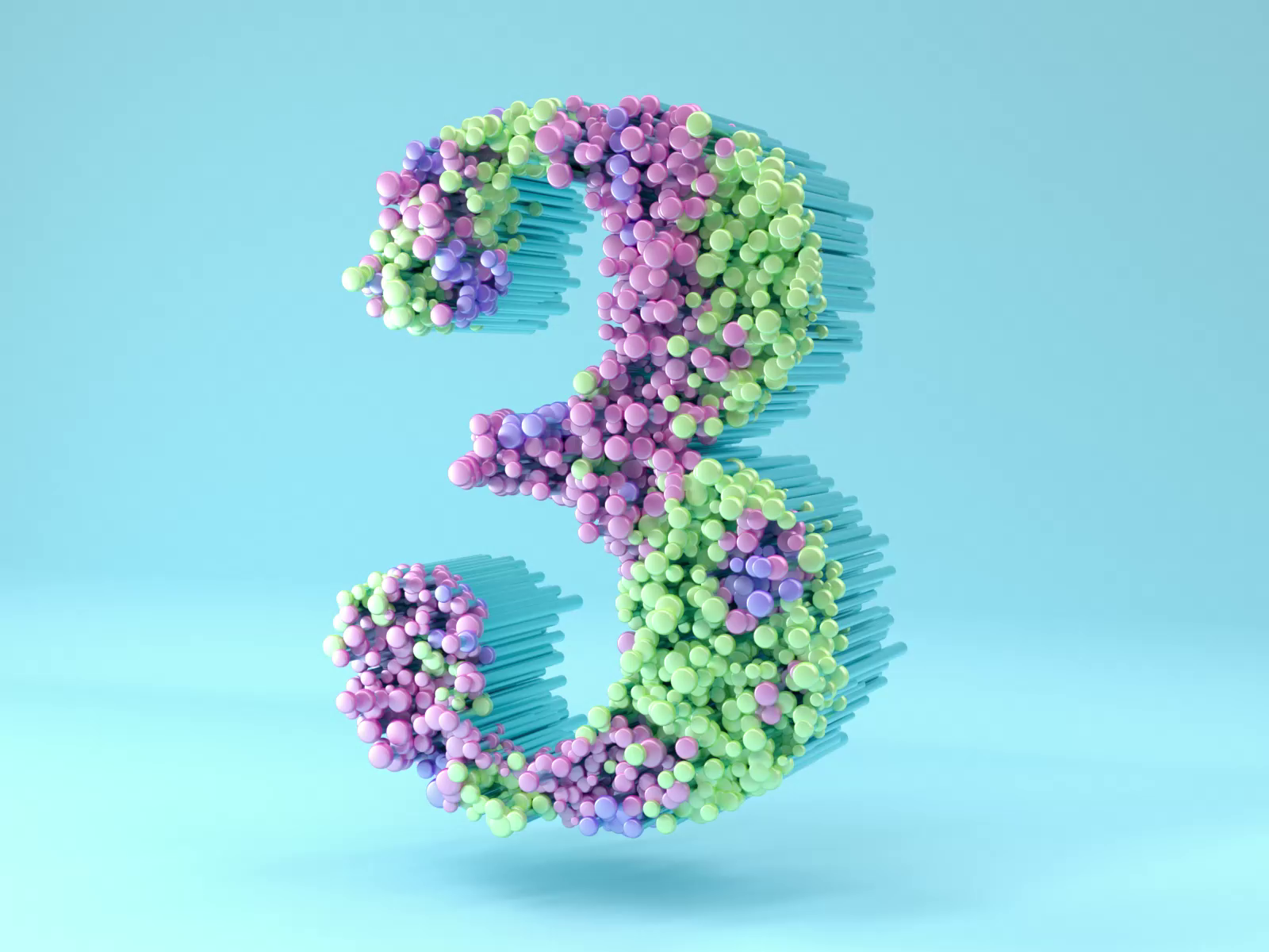 День виды 2020. 36daysoftype. Д3-36а. Three-dimensional Letters Flowers. Е В 3d PNG.