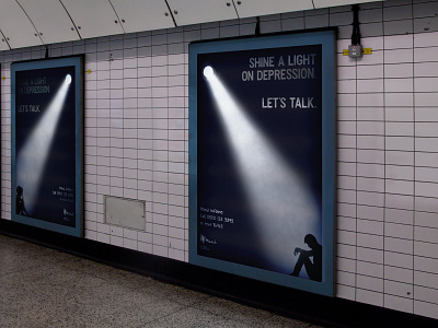 MIND - London Underground - Lets Talk awareness mental health poster