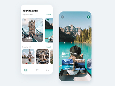Tourism app conceptual design app branding illustration ui ux web design 插图 旅游 概念 设计