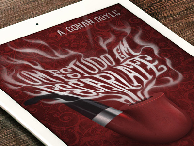 Hand lettering for ebook cover book ebook cover hand lettering sherlock holmes