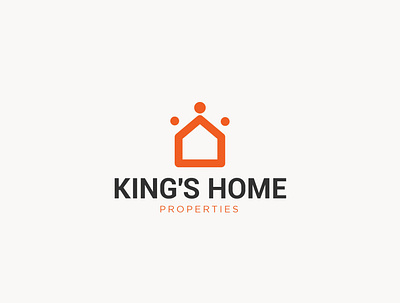 King's Home logo design design flat graphic graphicdesign icon identity logo logodesign logos logosai vector