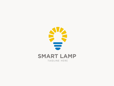 Lamp Logo design flat graphic graphicdesign icon logo logodesign logos logosai logotype vector