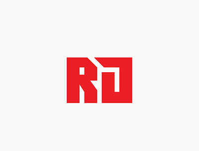 RJ Logo Design design flat graphic graphicdesign icon logo logodesign logos logosai logotype