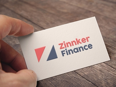 Zinker Finance Logo Design branding design flat logo