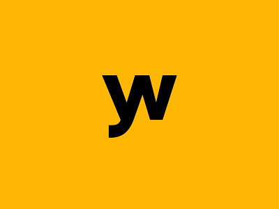 YW logo concept branding clean design flat graphicdesgn graphics icon identity letter lettering logo logodesign logos logosai logotype monogram type typography ui vector