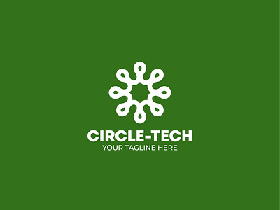 Circle-tech logo concept design