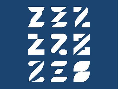 ZZZ Logo Concept Design branding clean design flat graphic icon identity letter logodesign logomaker logos type typography vector
