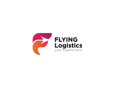 Flying Logistic Logo Concept branding design flying gradient graphicdesign icon identity letter logistics logo logodesign logomaker logos logotype type typography vector