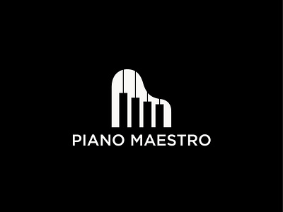 Piano Maestro Logo Design