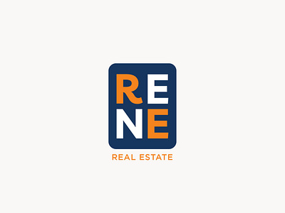 RENE Real Estate Logo Design