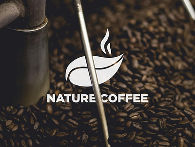 Nature Coffee Logo Design coffee design flat graphic graphicdesign icon logo logodesign logoforsale logomaker logos logosai logotype nature