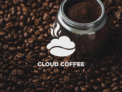 Cloud Coffee logo design design flat graphic graphicdesign icon logo logodesign logomaker logos logosai logotype vector