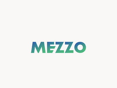 Mezzo logo design